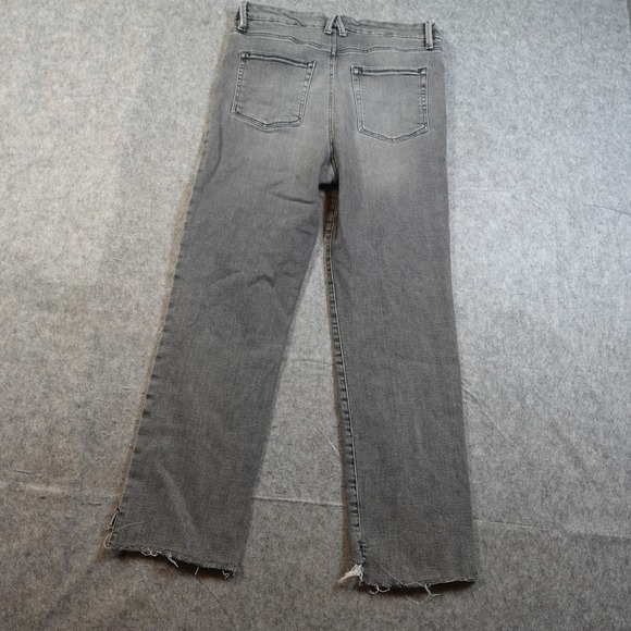 Good American Gray Straight Leg Jeans - Picture 10 of 11